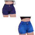 Kit 2 Bermudas Premium C/Botões Laterais: Duas Peças de Luxo - Imagem 12