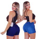 Kit 2 Bermudas Premium C/Botões Laterais: Duas Peças de Luxo - Imagem 2