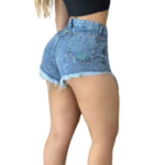 Bermuda Feminina Jeans Curto - Estilo e Conforto para o Dia a Dia - Imagem 2